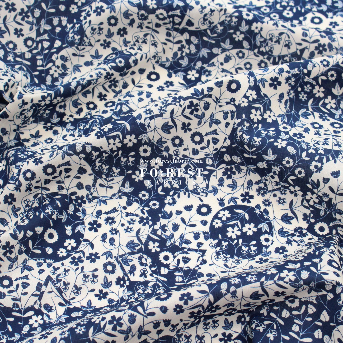 Liberty of London (Cotton Tana Lawn Fabric) - Mirabelle mono C