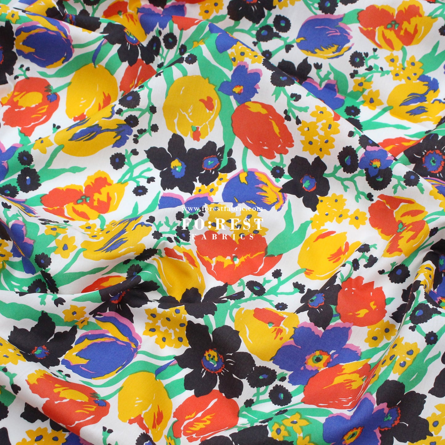 Liberty of London (Cotton Tana Lawn Fabric) - Mariana's Bouquet