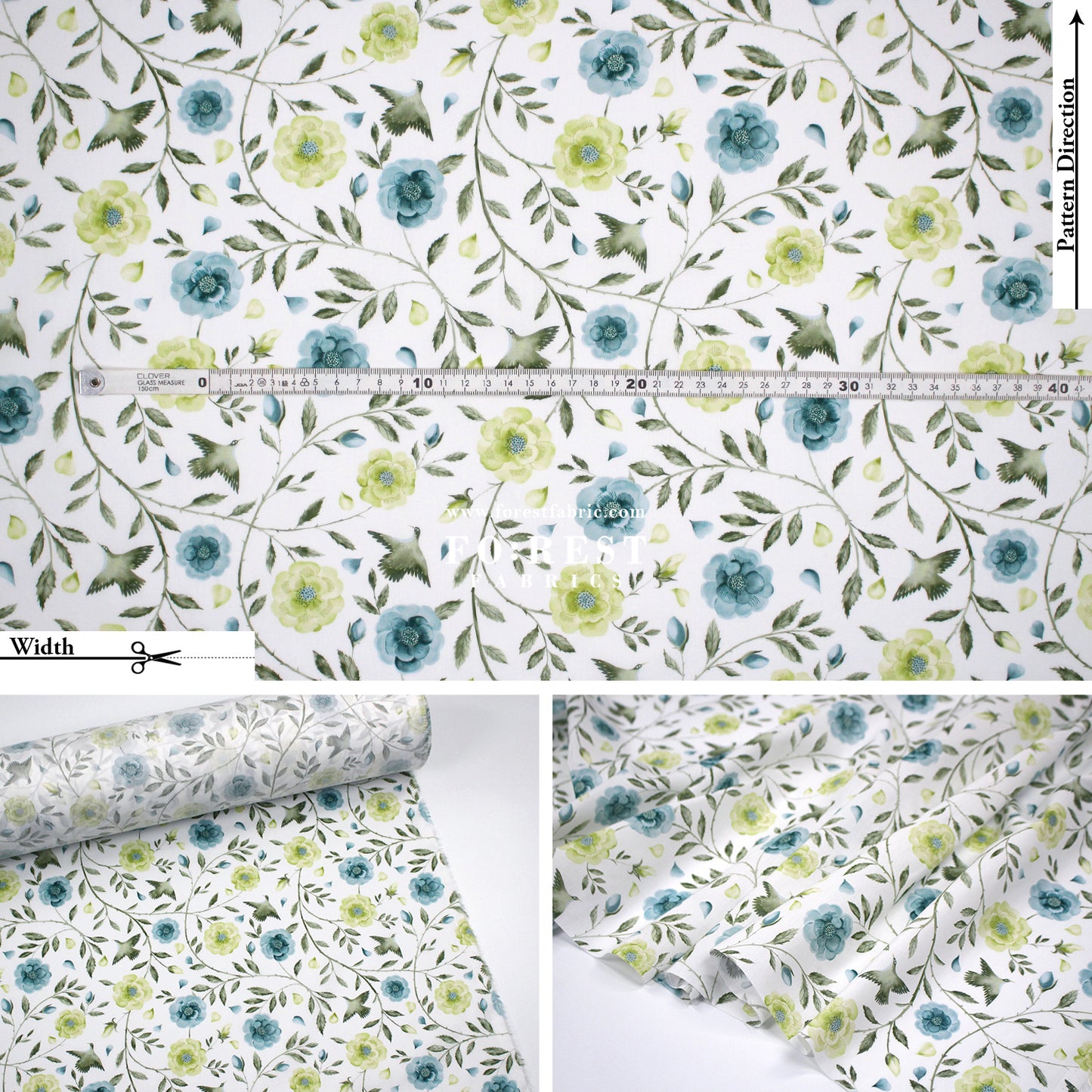 Liberty of London (Cotton Tana Lawn Fabric) - Clara Ellie C