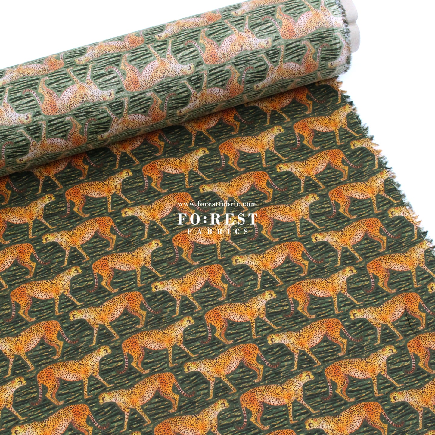 Liberty of London (Organic Tana Lawn Cotton Fabric) - Meet The Cheetahs A