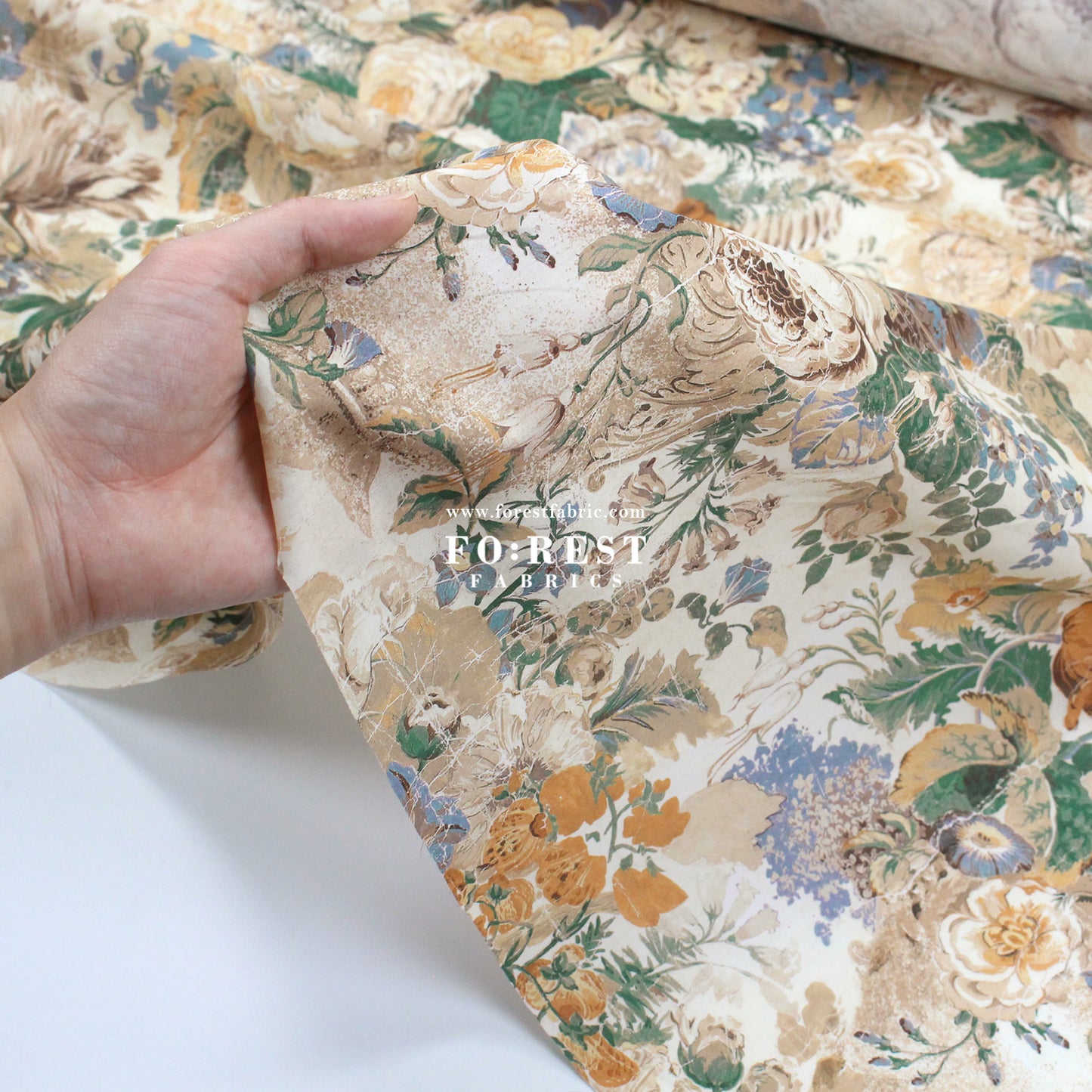 Liberty of London (Cotton Tana Lawn Fabric) - Parchment Petals C