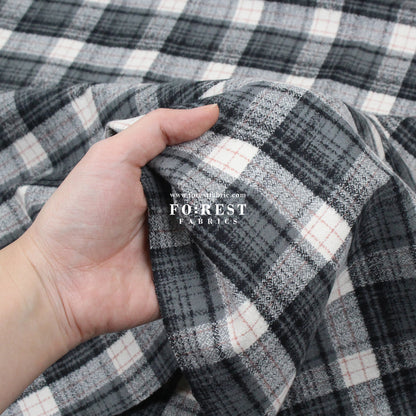 Organic Flannel - Gray Tartan 法籣絨