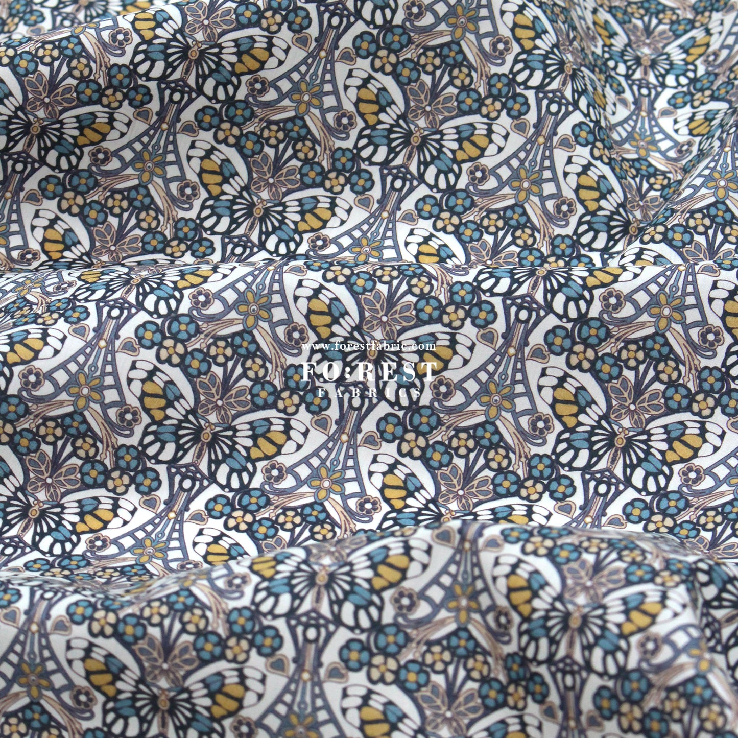 Liberty of London (Cotton Tana Lawn Fabric) - Morris Butterfly