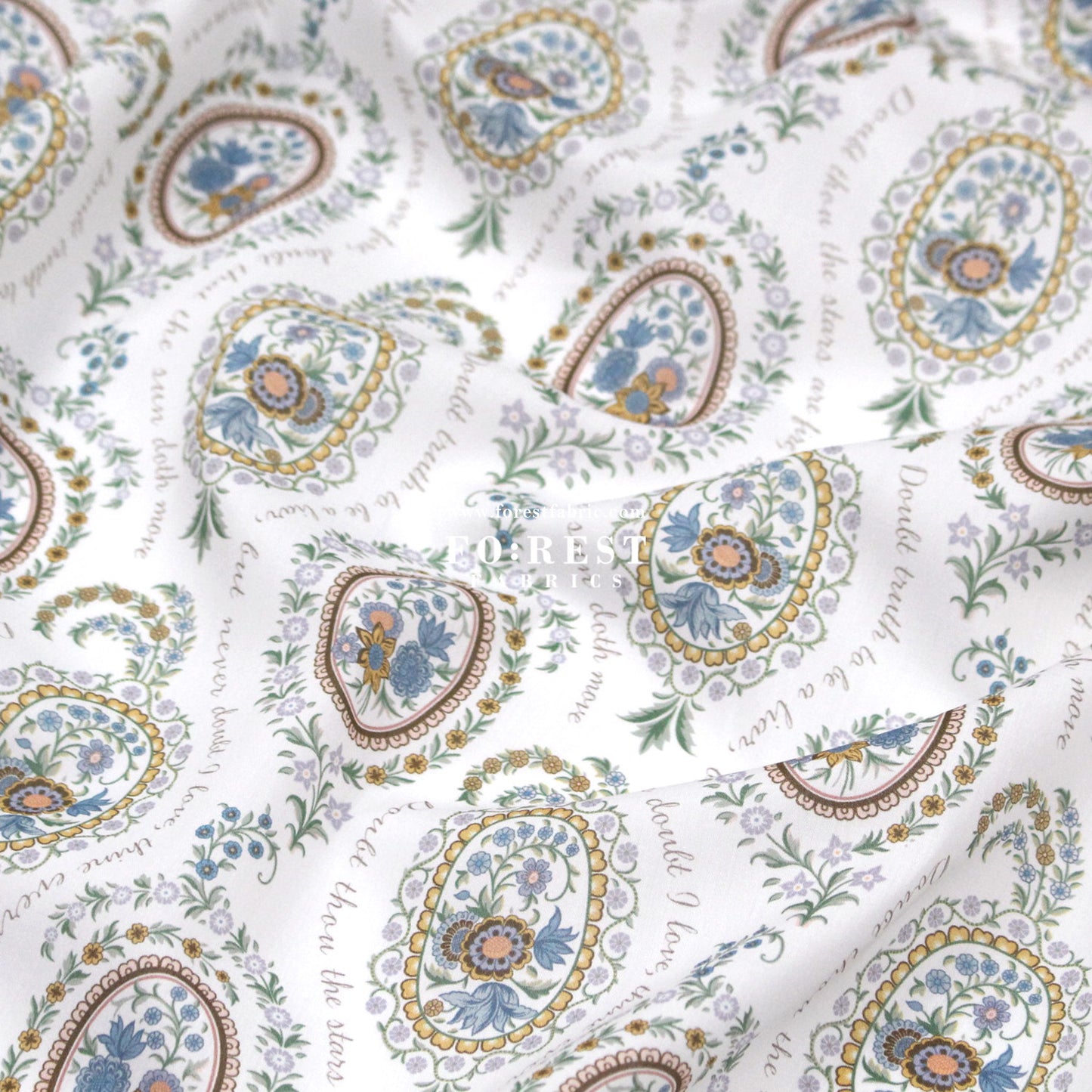 Liberty of London (Cotton Tana Lawn Fabric) - Love Poem