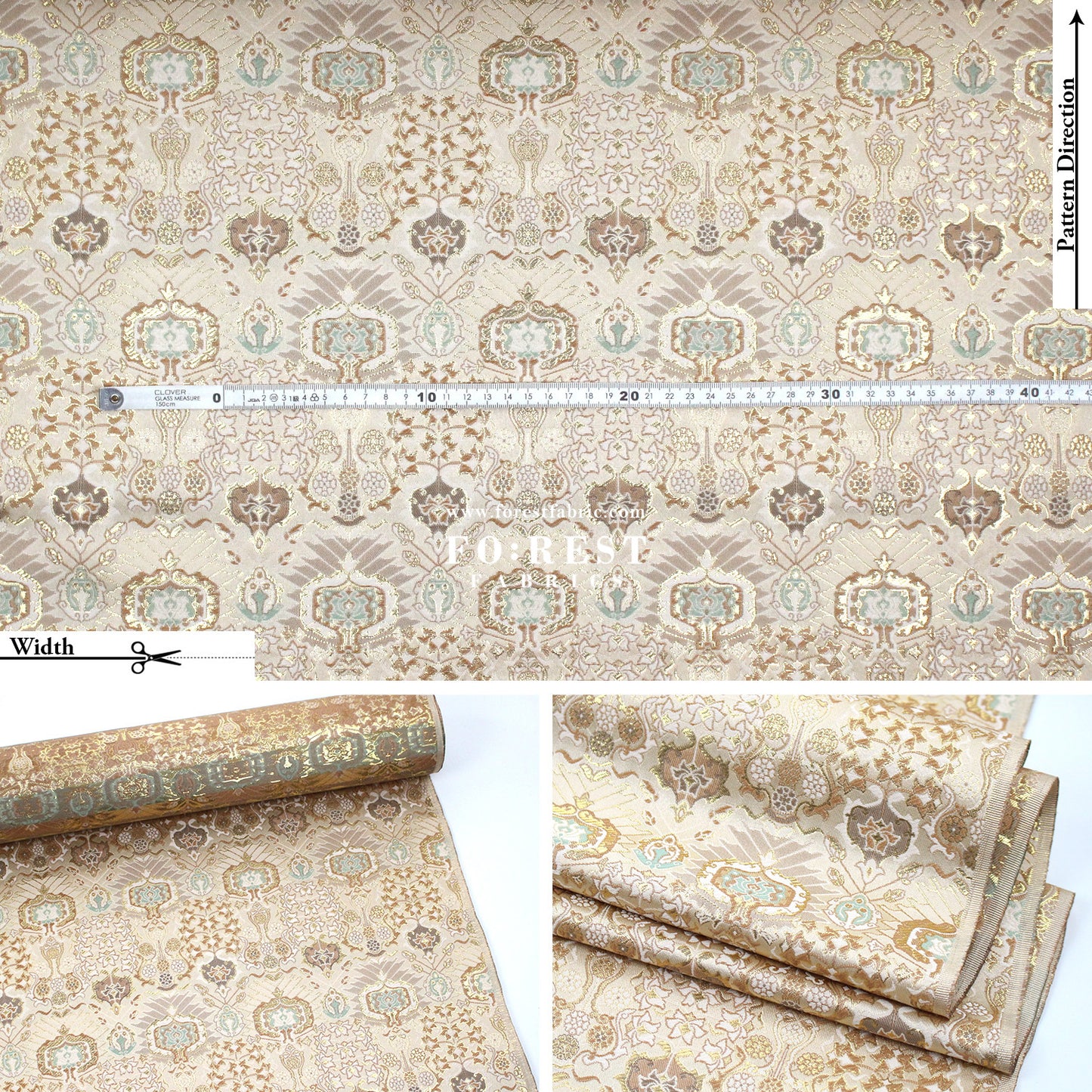 Gold Brocade - Queen fabric