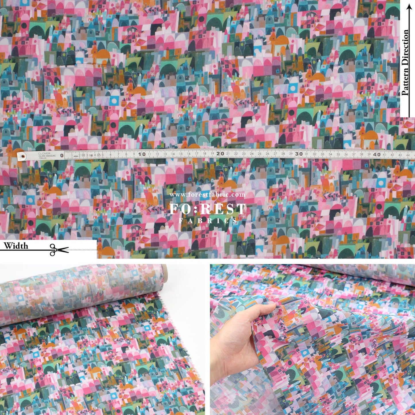 Liberty of London (Organic Tana Lawn Cotton Fabric) - Urban Jungle A