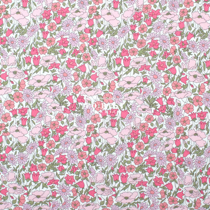 Liberty of London (Cotton Tana Lawn Fabric) - Poppy and Daisy Metalic A