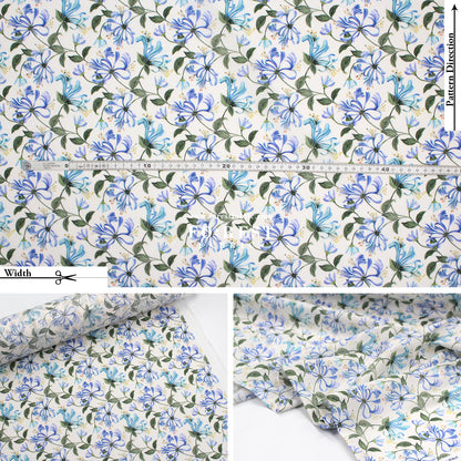 Liberty of London (Cotton Tana Lawn Fabric) - Honeysuckle Dance C