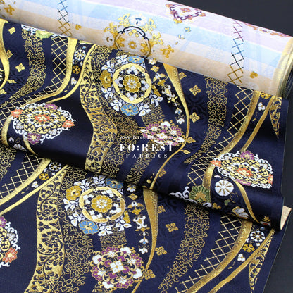 Gold Brocade - 吉祥華文 Auspicious KINRAN fabric