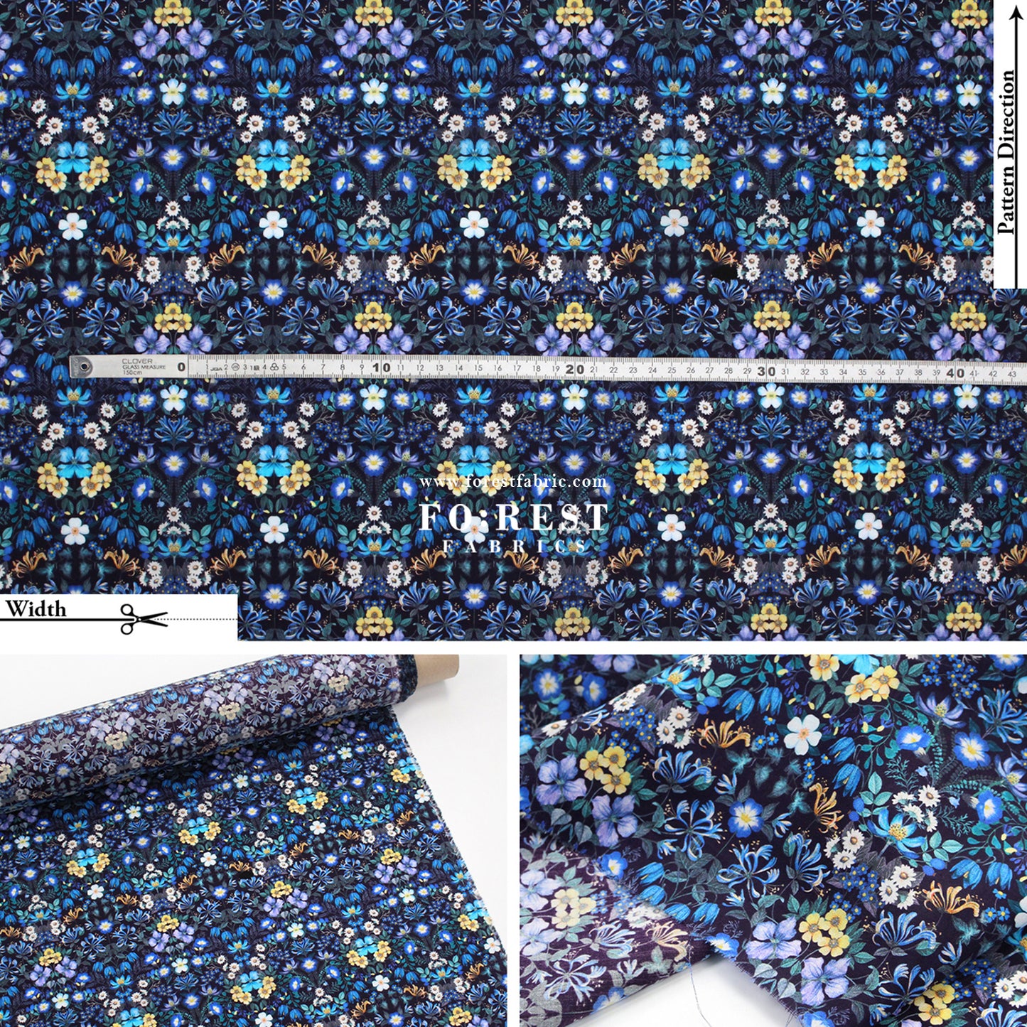 Liberty of London (Cotton Tana Lawn Fabric) - Mary Patricia B