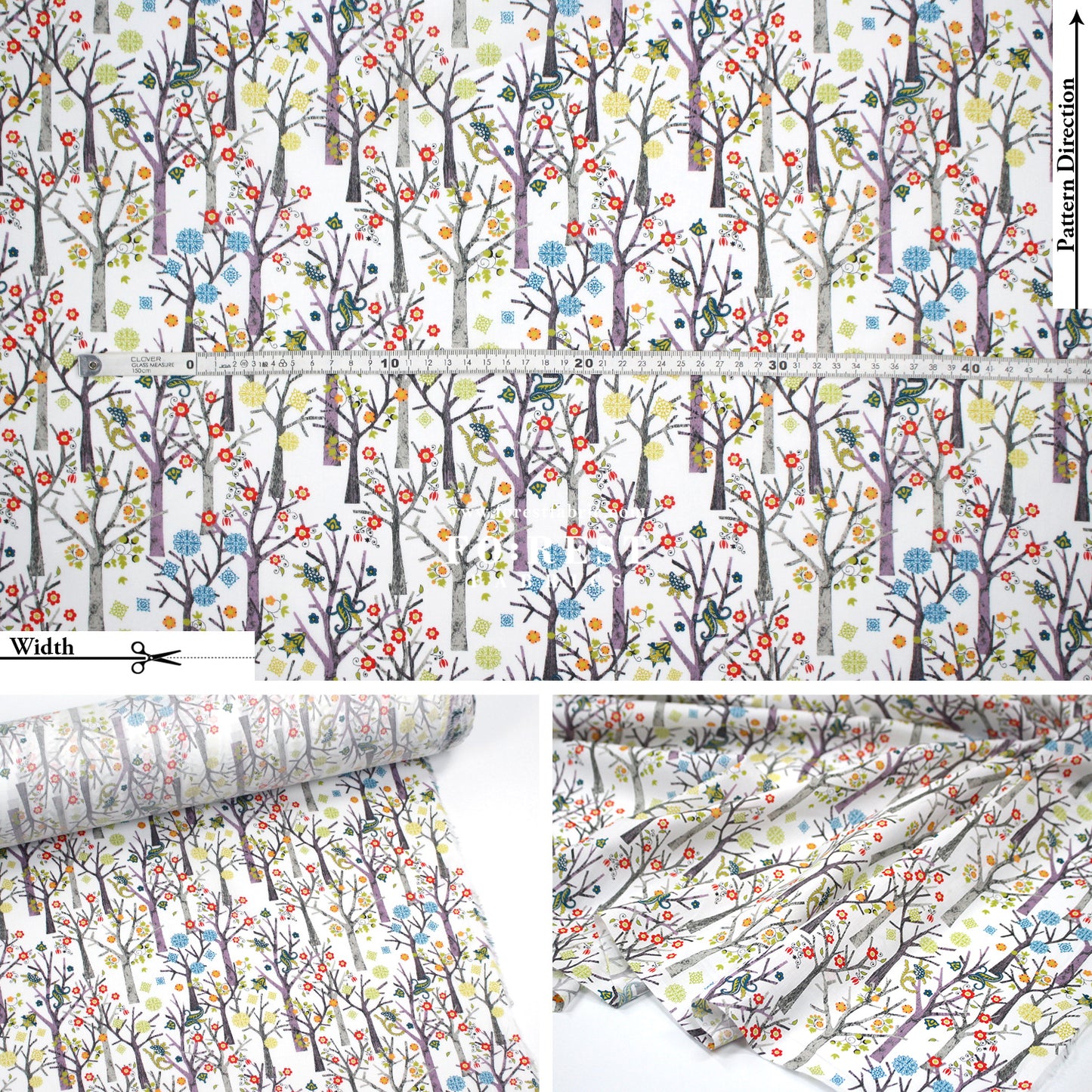 Liberty of London (Cotton Tana Lawn Fabric) - Tuesday Trees