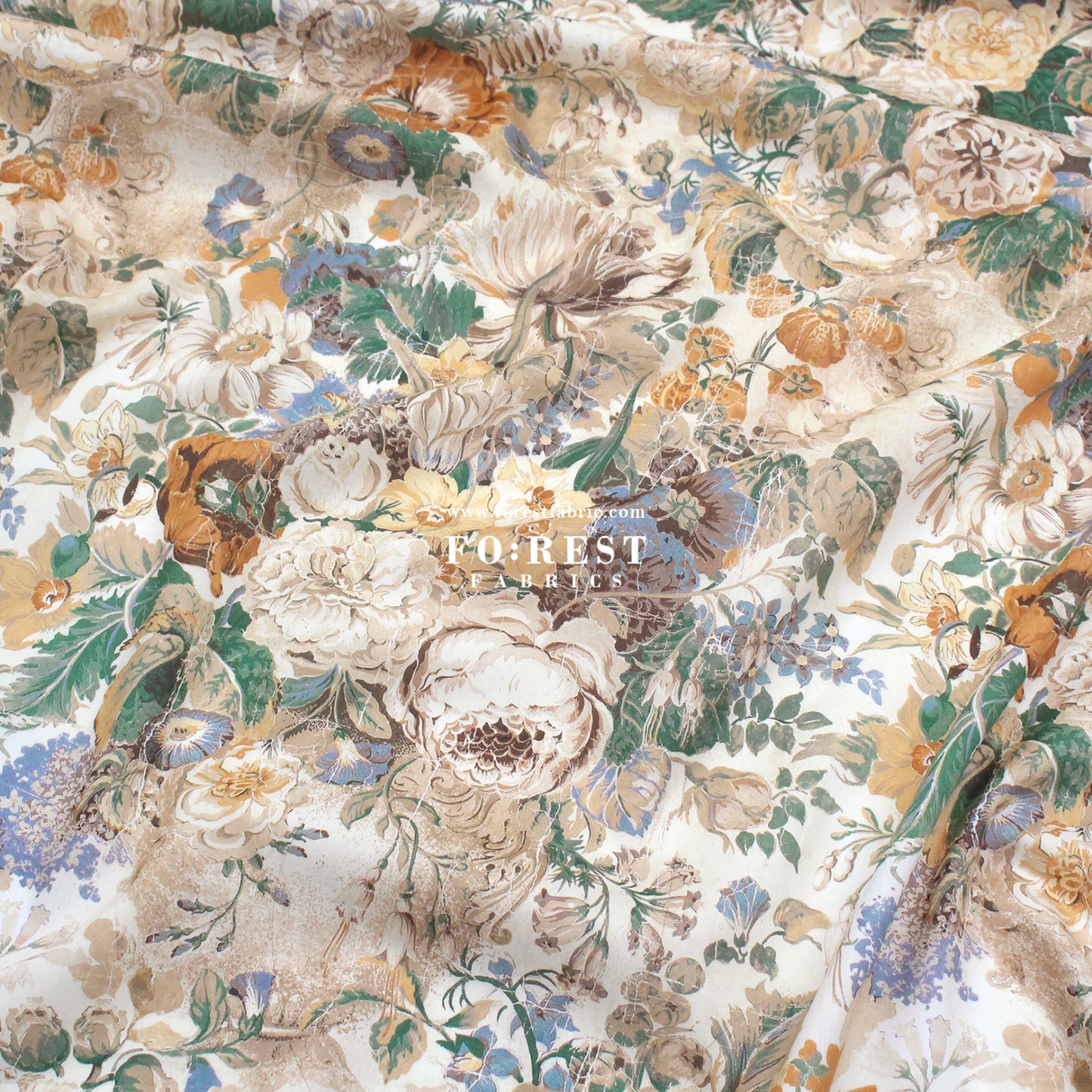 Liberty of London (Cotton Tana Lawn Fabric) - Parchment Petals C