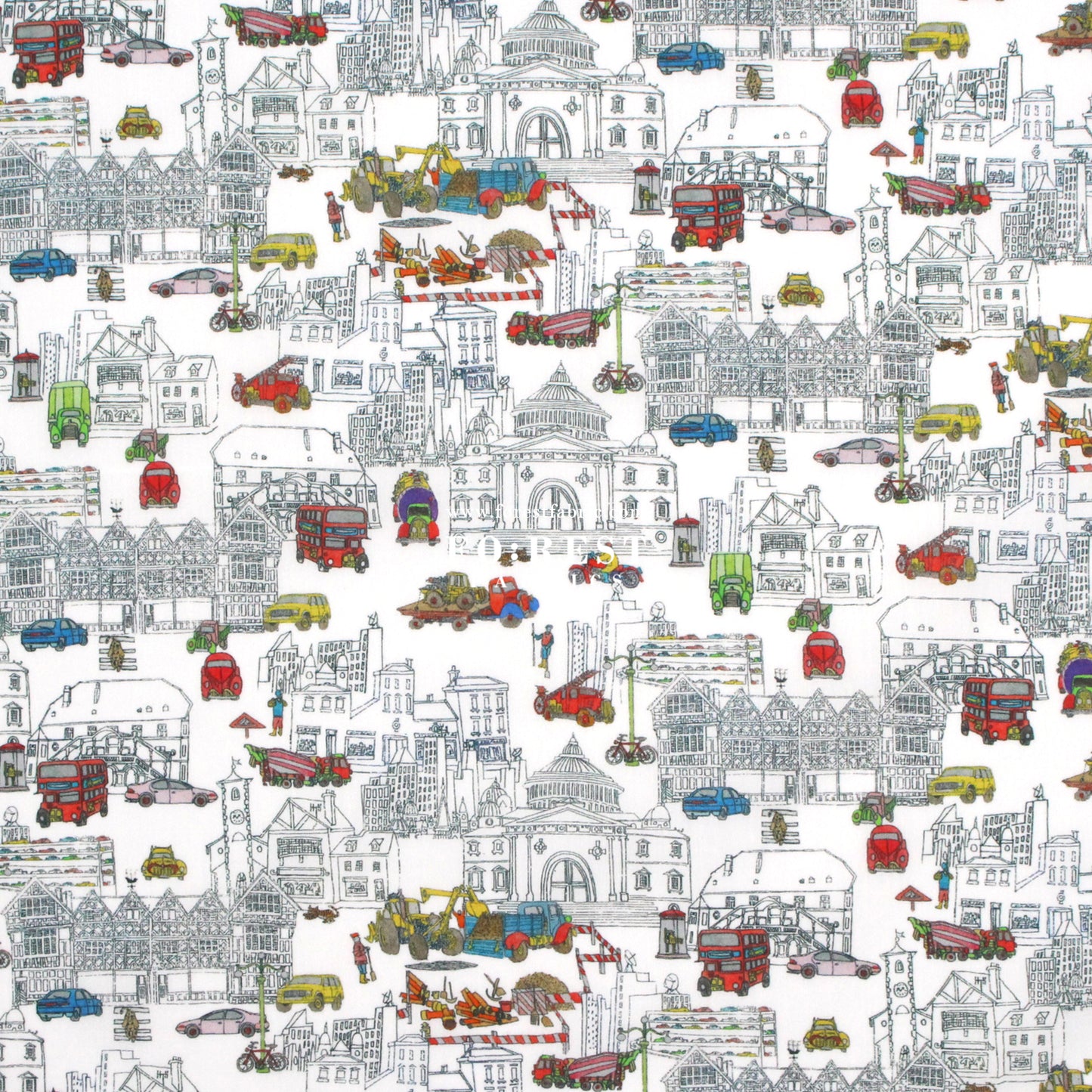 Liberty of London (Organic Tana Lawn Cotton Fabric) - London’s Calling