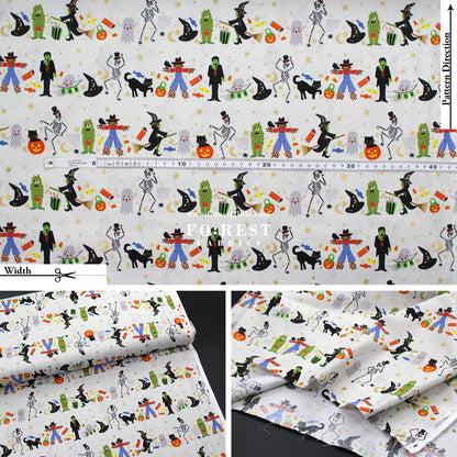 cotton - Halloween Parade fabric