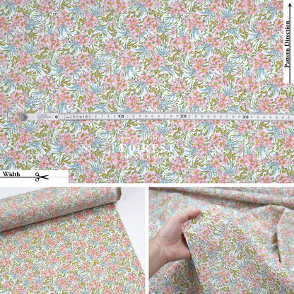 Liberty of London (Cotton Tana Lawn Fabric) - Swirling Petals C