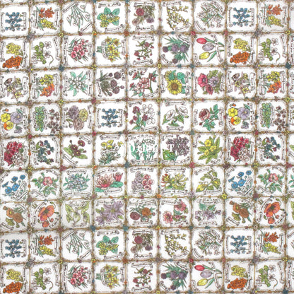 Liberty of London (Cotton Tana Lawn Fabric) - Language of Flowers C