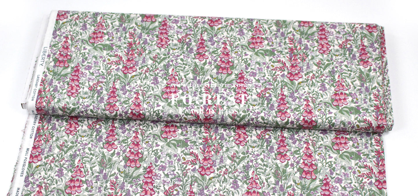 Quilting Liberty - Mull Foxgloves A