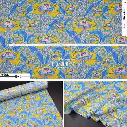 Liberty of London (Cotton Tana Lawn Fabric) - Rossetti's Garden