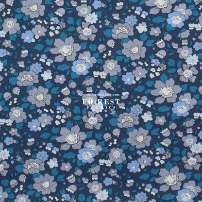 Liberty of London (Cotton Tana Lawn Fabric) - Betsy Meadow Metalic E