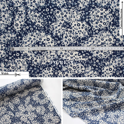 Liberty of London (Cotton Tana Lawn Fabric) - Mirabelle mono C