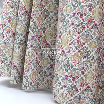 cotton - Art Nouveau Little Forest fabric Natural