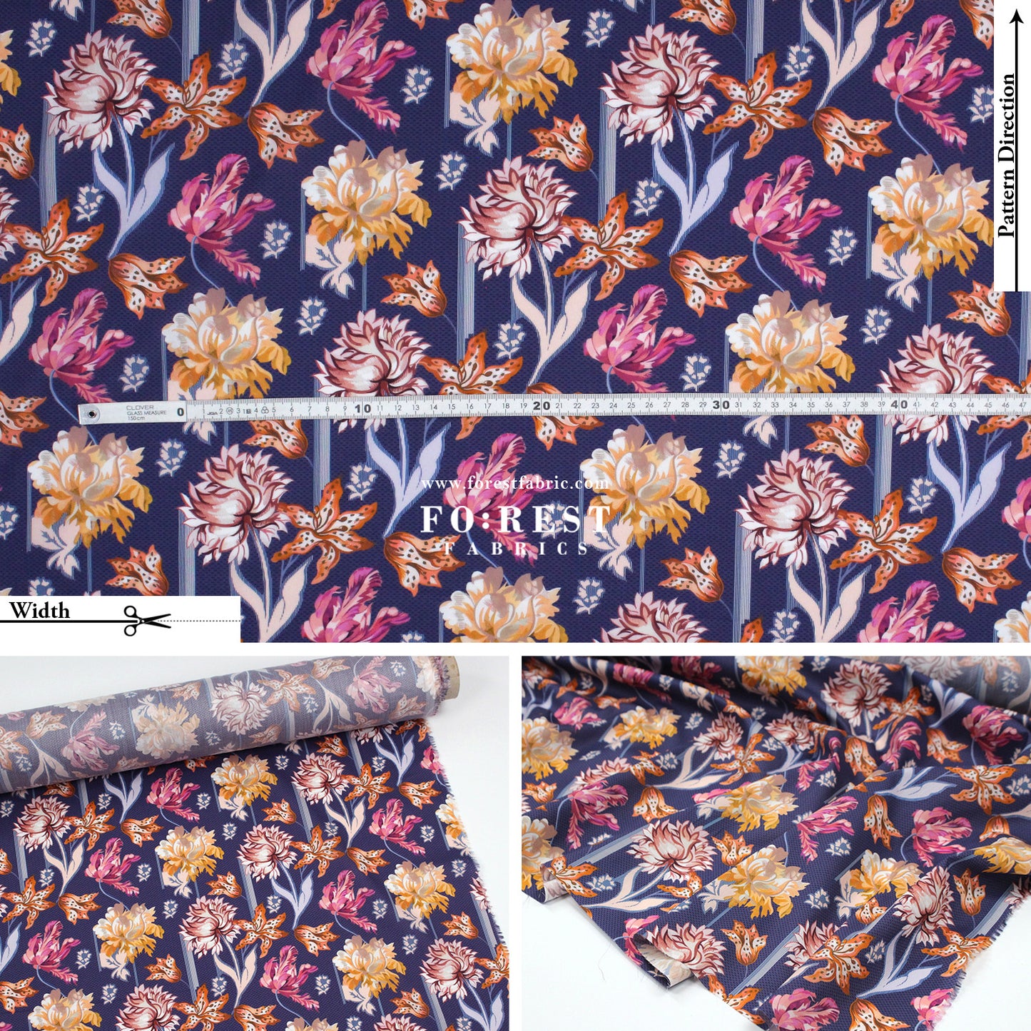 Liberty of London (Cotton Tana Lawn Fabric) - Bettina Bloom