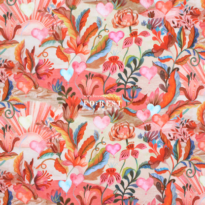 Liberty of London (Cotton Tana Lawn Fabric) - Una Landscape C