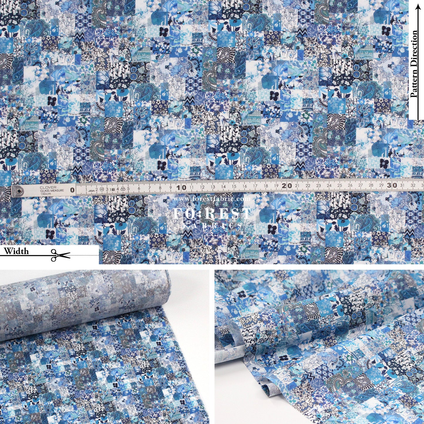 Liberty of London (Cotton Tana Lawn Fabric) - Archive Patchwork