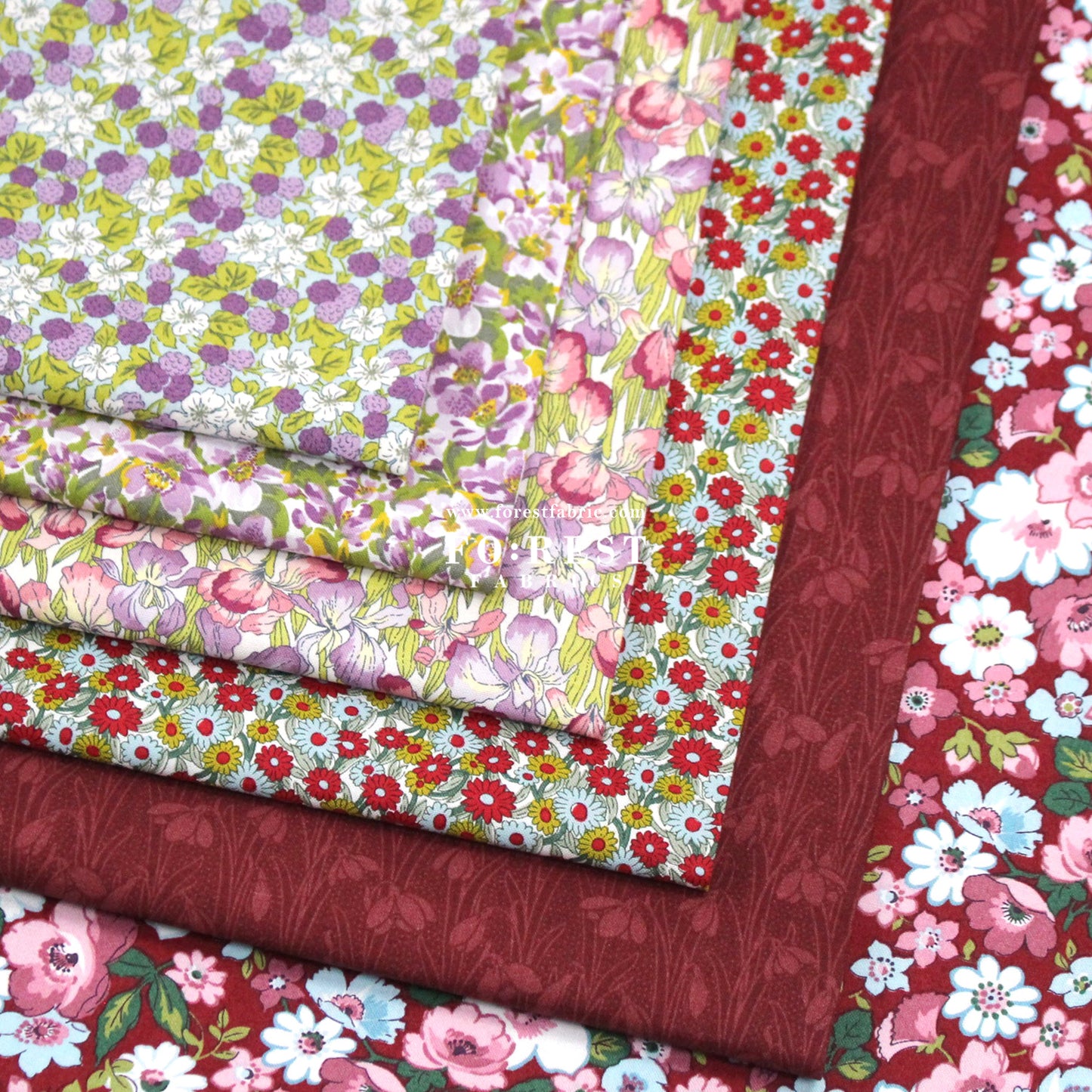 Quilting Liberty - Hillside Rhododendron A