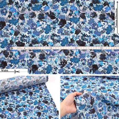 Liberty of London (Cotton Tana Lawn Fabric) - Futuristic Floral