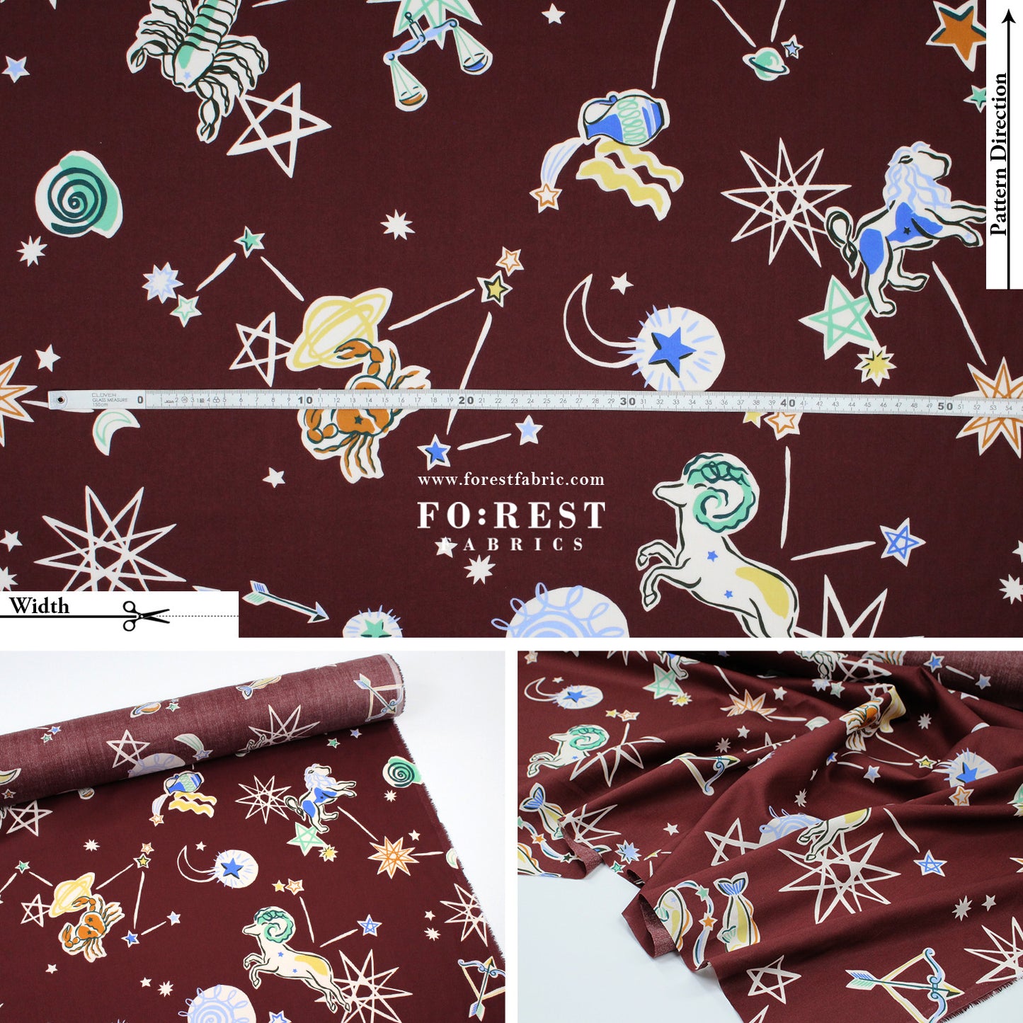 Liberty of London (Cotton Tana Lawn Fabric) - Surrealist Sky