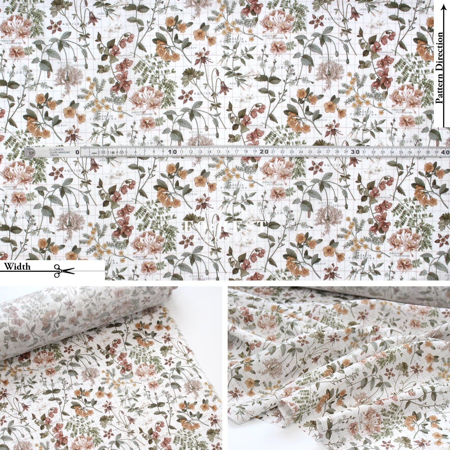 Liberty of London (Cotton Tana Lawn Fabric) - Botanist's Journey B