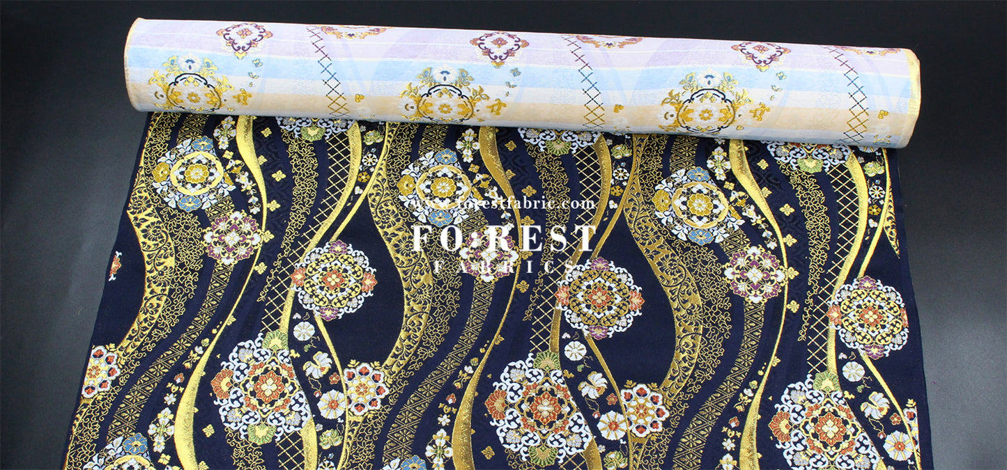 Gold Brocade - 吉祥華文 Auspicious KINRAN fabric