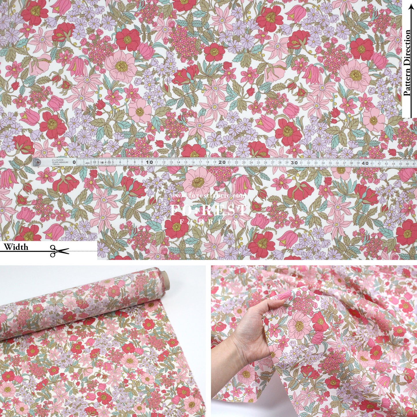 Liberty of London (Cotton Tana Lawn Fabric) - Clarabell C