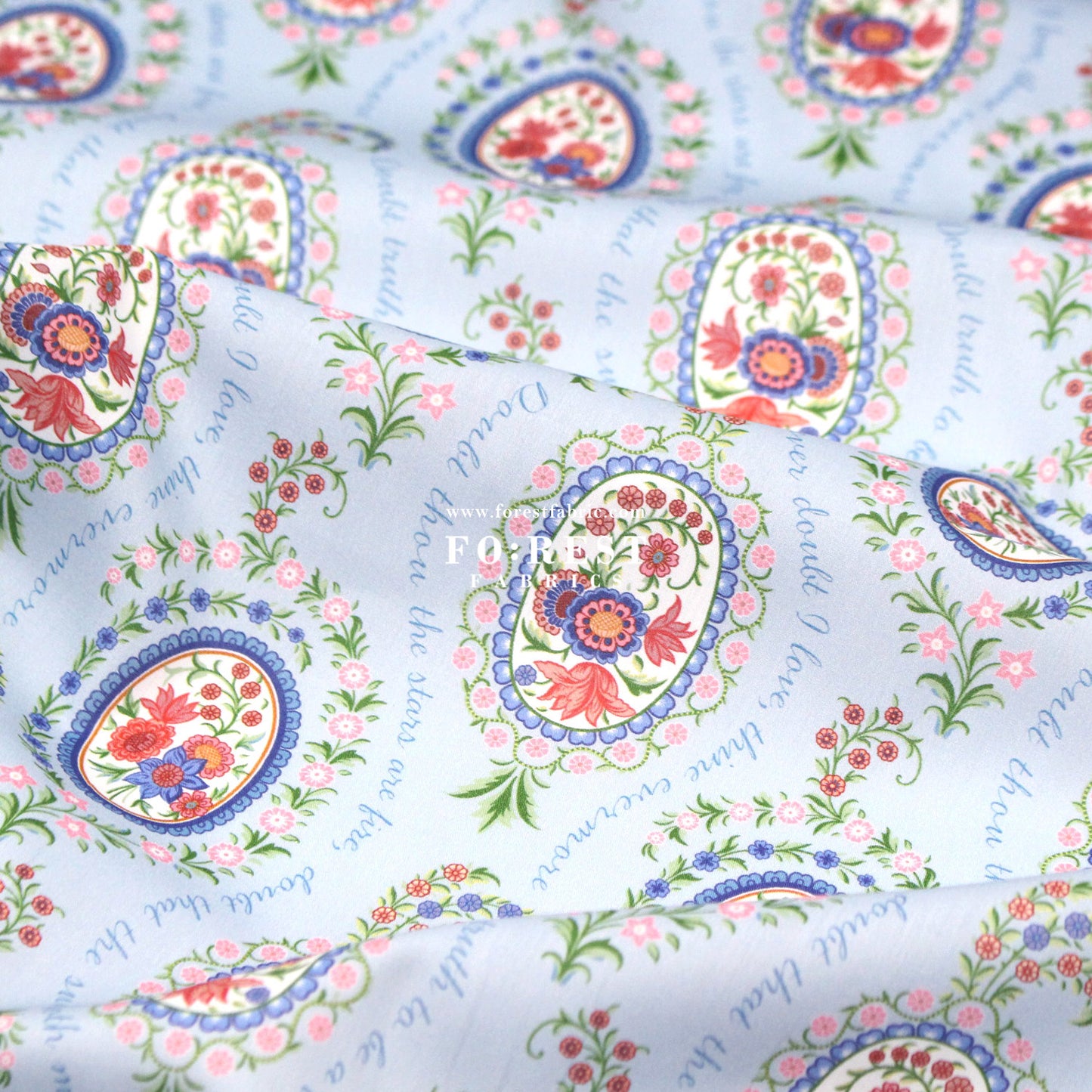 Liberty of London (Cotton Tana Lawn Fabric) - Love Poem