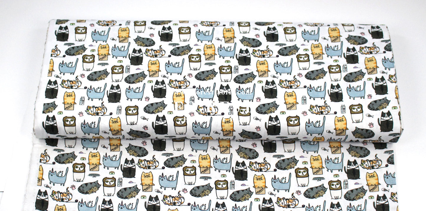 cotton - Silly Cats fabric