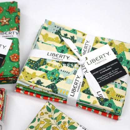 Fat Quarters Quilting Liberty Festive Fair Christmas SET