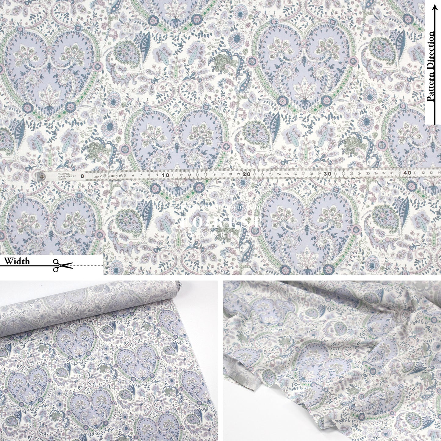 Liberty of London (Cotton Tana Lawn Fabric) - Theri kitty