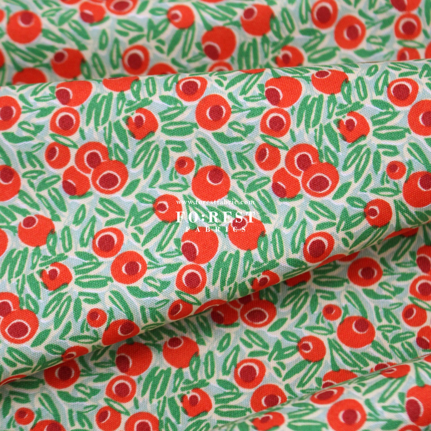 Quilting Liberty - Yew Berries fabric A