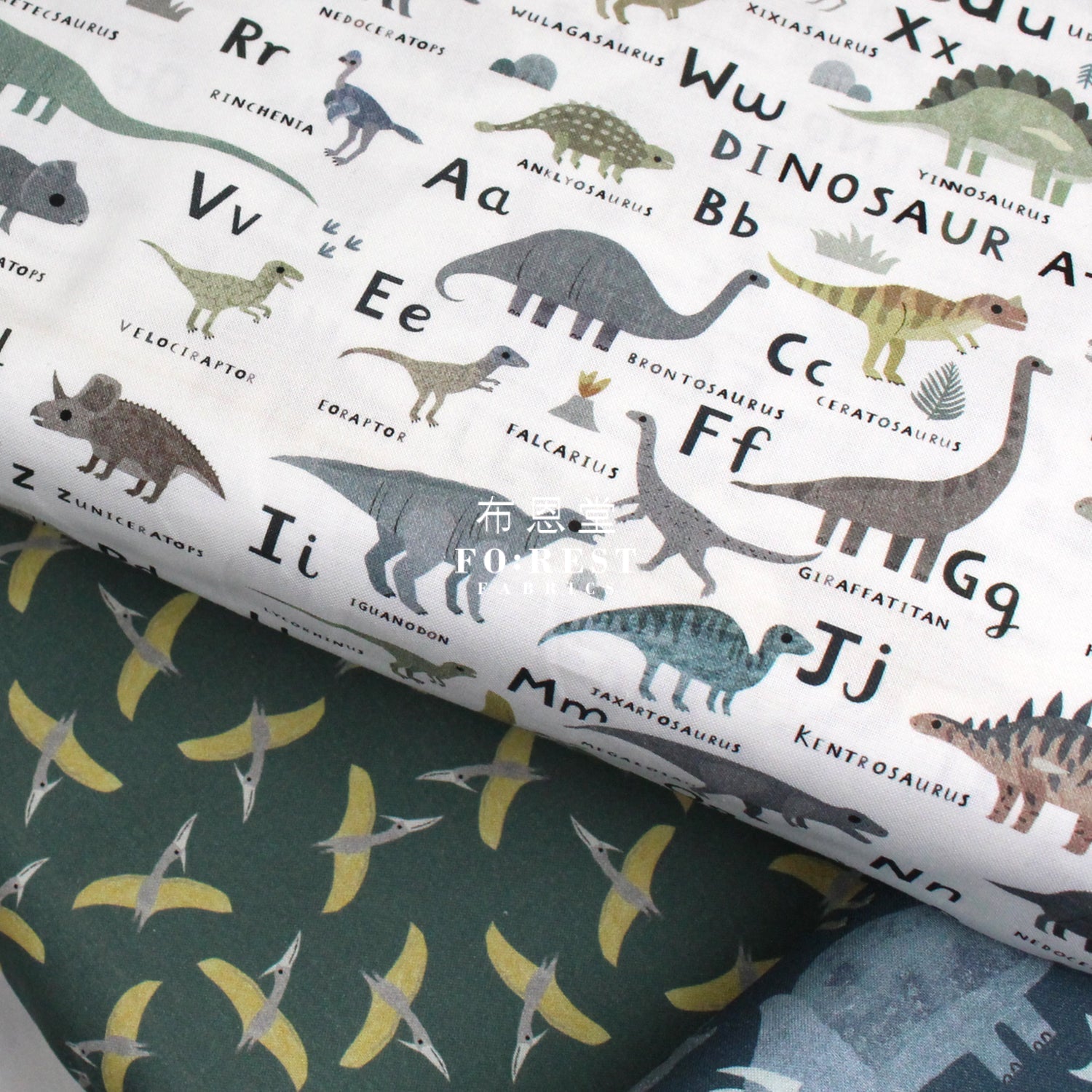 Cotton - Dinosaurs Pterosaurs Fabric