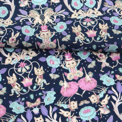 My Little Tailor - Lawn Cats Flower And Fairies D Fabric