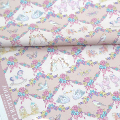 My Little Tailor - Lawn Cats Flower And Fairies E Fabric