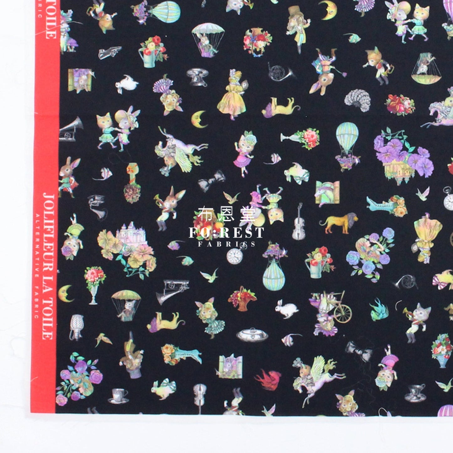 My Little Tailor - Lawn Cats Pegasus Night Fabric