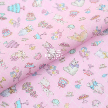 My Little Tailor - Lawn Cats Sweets Paradise E Fabric