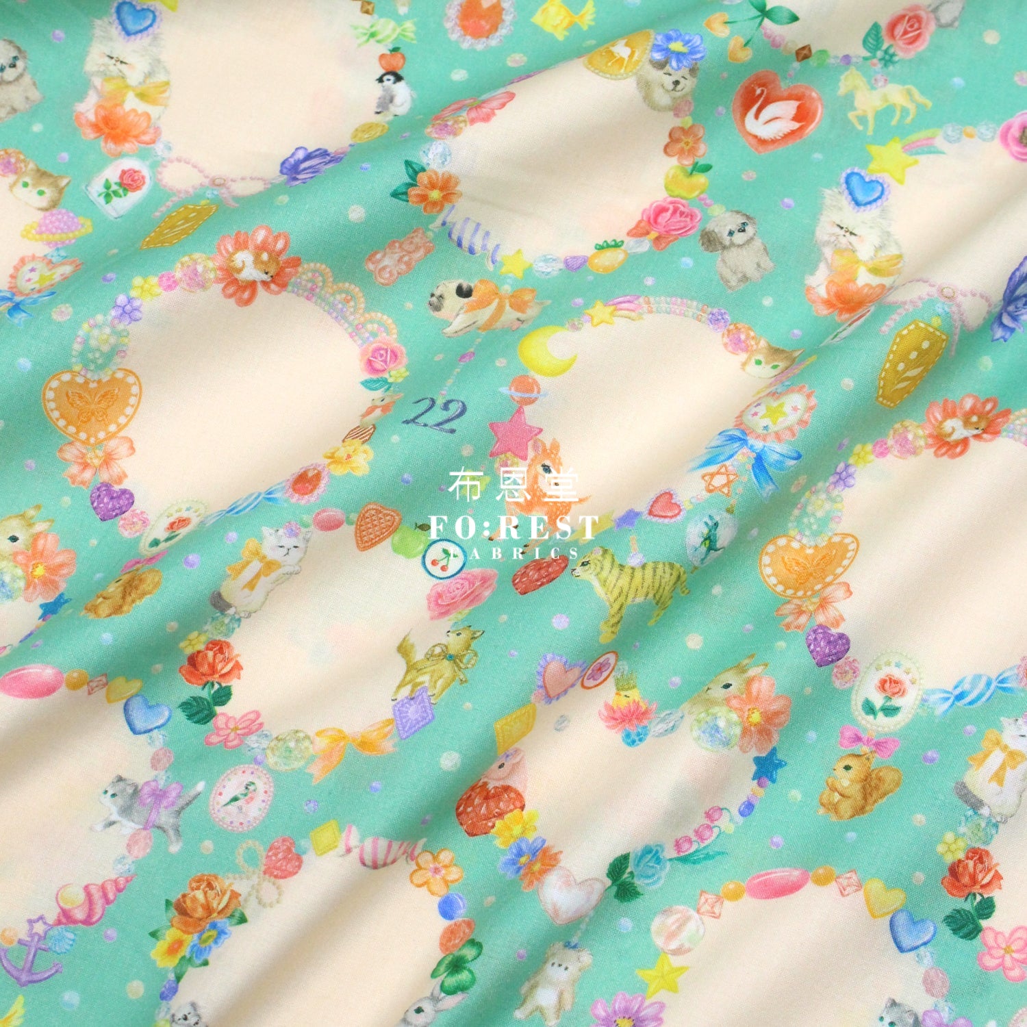 cotton - Charm Collector fabric B – FO:REST Fabric 布恩堂