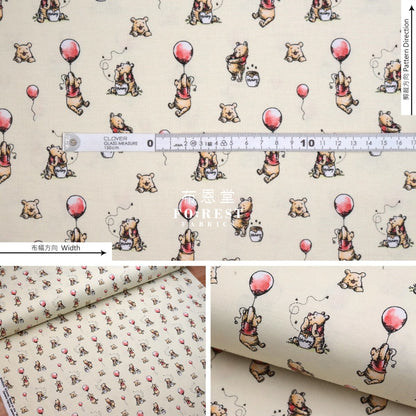 Cotton - Winnin The Pooh Family Fabric (Member)