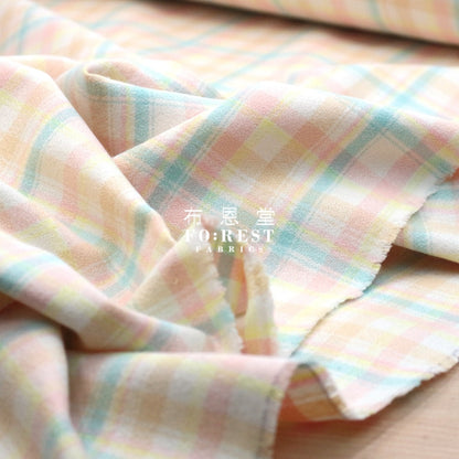 Flannel - Pastel Tartan Cotton