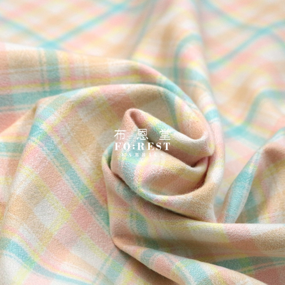 Flannel - Pastel Tartan Cotton