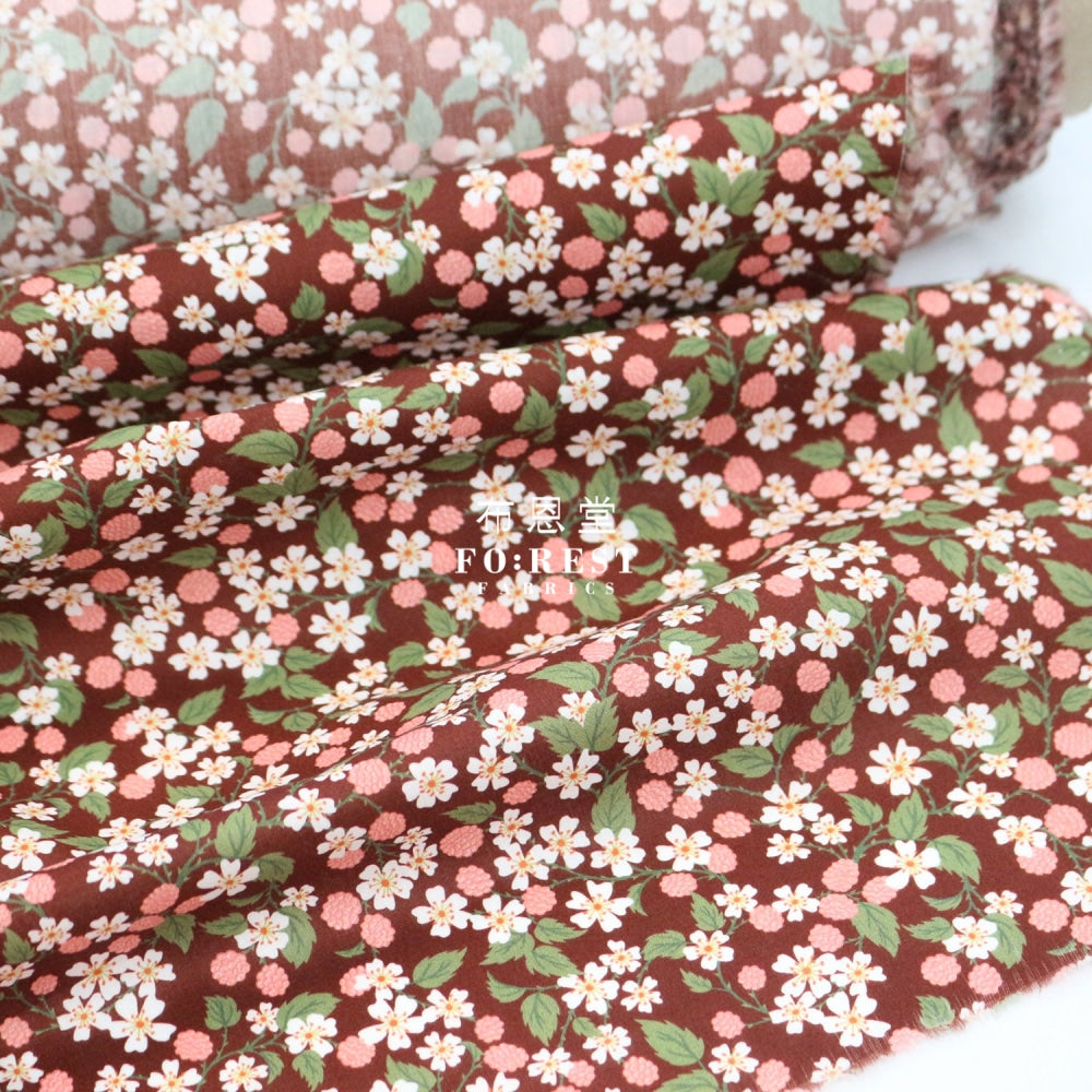 Liberty Of London (Cotton Tana Lawn Fabric) - Karens Choice Wine Cotton