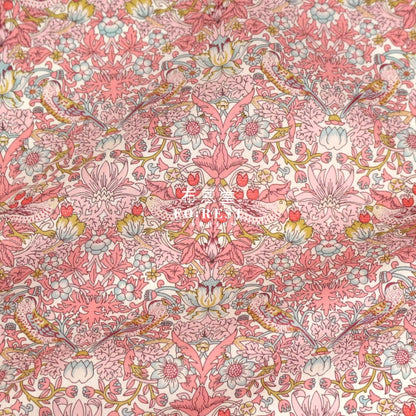 Liberty Of London (Cotton Tana Lawn Fabric) - Strawberry Thief Spring Pink Cotton